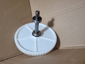 Ax pinion cu fulie si rulmenti betoniera Lescha Germania - imagine 3