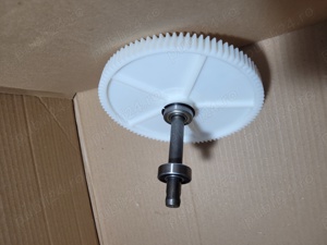 Ax pinion cu fulie si rulmenti betoniera Lescha Germania - imagine 4