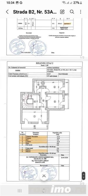 Bloc 5 Apartamente  Navodari  Prima linie la mare - imagine 3