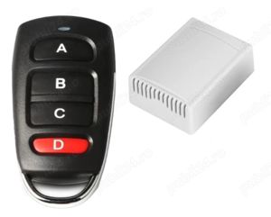Releu telecomanda + receptor 4canale usi garaj porti lift auto 5-30V - imagine 2