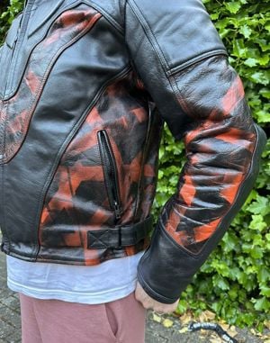 Geacă piele moto - imagine 2