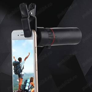 Telescop Portabil Cu Zoom De Buzunar 8x20 HD Mini Pentru Vânătoare, Camping, Alpinism, Drumeții, Obs - imagine 2