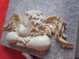 cadou rar Ingerul lui Rafael  tablou 3D vintage colectie Germania