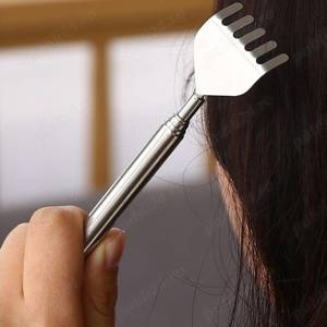 Aparat Zgaraietor scarpinat telescopic din oțel inoxidabil pentru spate, masaj cu gheare. Pret 7 lei