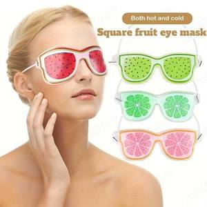 Masca pentru ochi cu gel, 2 modele, compresă rece sau caldă pentru frumusețe, mască de somn cu pache