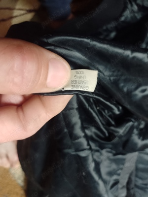 Geaca piele motociclist.    England.   - imagine 3