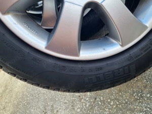 4 cauciucuri de vara 205 55 16 cu jante de aliaj 5x120 de opel insignia - imagine 2