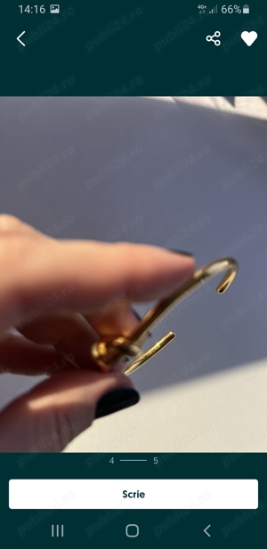 Bratara Celine Gold - imagine 2