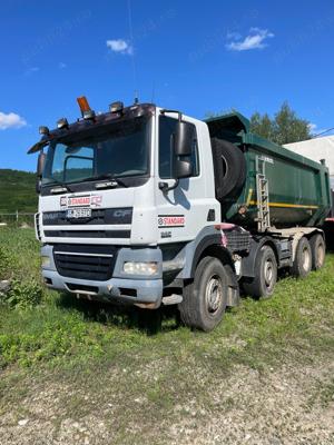 Vand sau schimb cu cap tractor cu sau fara  semiremorca , autobasculanta 8x4 DAF cf 85 - imagine 2