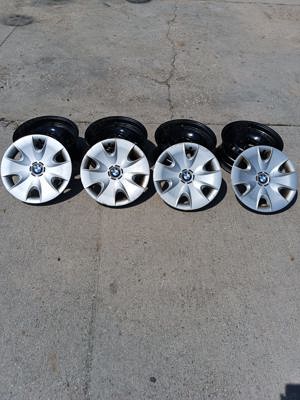 Jante otel, 7Jx16EH2, R16, cu capace ornamentale, inclusiv embleme, BMW seria 1  - imagine 2