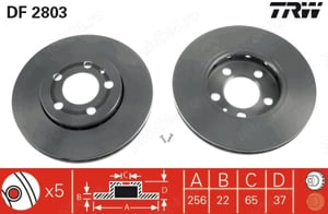 set discuri fata golf 4 - imagine 8