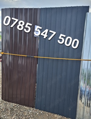 Tabla cutata colorata și zincata 