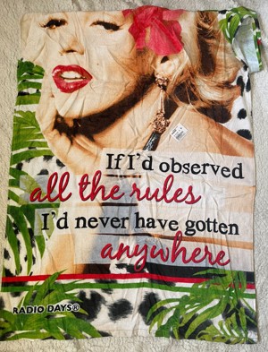 Prosop unisex 100% bumbac Marilyn Monroe baie mare plaja piscina bazin strand  - imagine 4