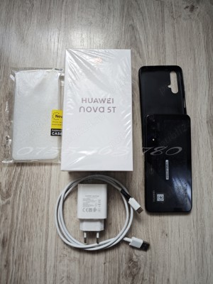Telefon mobil Huawei Nova 5T, Dual SIM, 128GB, 6GB RAM, 4G, Black - imagine 2