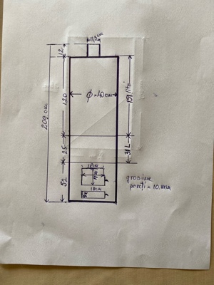 Vand boiler pe lemne. - imagine 3