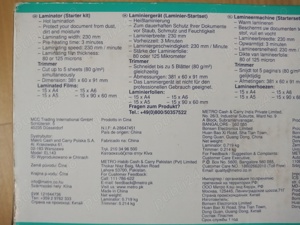 Aparat de Laminat hartie planse A4 - imagine 2