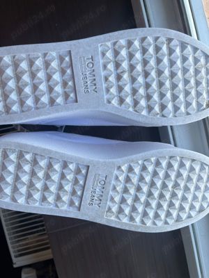  Vând tommy jeans flag logo flatform sneaker - imagine 5