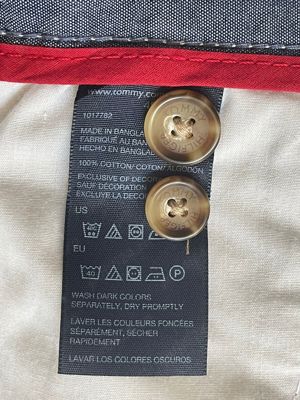 Bermude subtiri barbati casual Tommy Hilfiger pantaloni scurti autentici 4 buzunare  - imagine 9