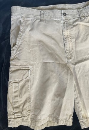 Bermude barbati TOMMY HILFIGER pantaloni scurti bej nude 6 buzunare - imagine 5