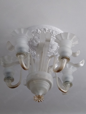 Lustra clasica din sticla - imagine 2