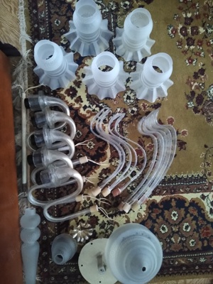 Lustra clasica din sticla - imagine 4