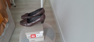 Pantofi de piele Carmen's, maron stare f buna - imagine 3