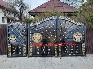 Firma noastră va sta la dispoziție cu o gamă largă de confecții metalice: -porți și gard tablă debit - imagine 2