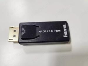 Adaptor HAMA 4K Display Port 1.2 LA HDMI  Perfect functional, poze reale Adaptorul DisplayPort garan