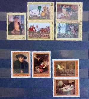 Lot timbre pictură - URSS - imagine 5