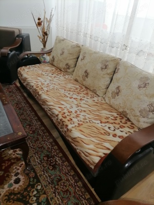 Canapea extensibila si 2 Fotolii.  - imagine 2