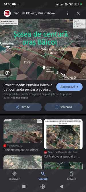 Teren intravilan 5000mp Baicoi Ciresi zona rezidentiala  - imagine 4