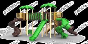 Ansamblu de joaca pentru copii , tobogan , leagan  - imagine 7