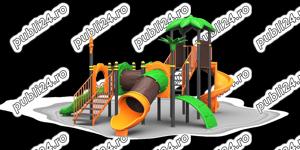 Ansamblu de joaca pentru copii , tobogan , leagan  - imagine 4