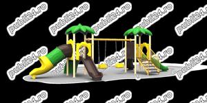 Ansamblu de joaca pentru copii , tobogan , leagan  - imagine 2