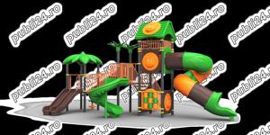 Ansamblu de joaca pentru copii , tobogan , leagan  - imagine 9