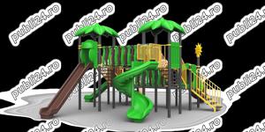 Echipament pentru locuri de joaca , tobogan , leagan dublu , cataratoare  - imagine 3