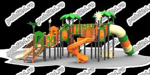 Echipament pentru locuri de joaca , tobogan , leagan dublu , cataratoare  - imagine 6