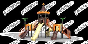 Echipament pentru locuri de joaca , tobogan , leagan dublu , cataratoare  - imagine 8