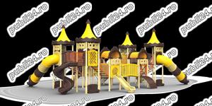 Ansamblu de joaca pentru copii , tobogan drept , tobogan spirala, cataratoare , leagan simplu ,  - imagine 4