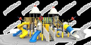 Ansamblu de joaca pentru copii , tobogan drept , tobogan spirala, cataratoare , leagan simplu ,  - imagine 9