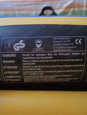 Barcă pneumatică Olympic 2,70 m din PVC  - imagine 4