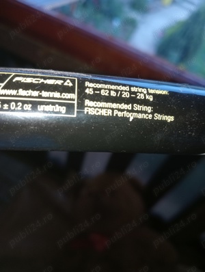 Racheta tenis Fischer originala - imagine 3