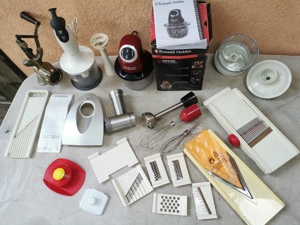 mixer tocator razatoare masina tocat carne tel diverse ustensile bucatarie etc