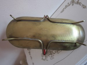 cadou rar Vas Emil Funk Tray Post Bauhaus bronz alama colectie Germania 1950  - imagine 8