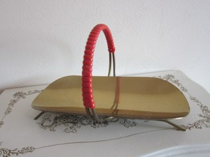 cadou rar Vas Emil Funk Tray Post Bauhaus bronz alama colectie Germania 1950  - imagine 2