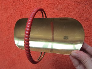 cadou rar Vas Emil Funk Tray Post Bauhaus bronz alama colectie Germania 1950  - imagine 6