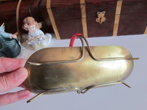 cadou rar Vas Emil Funk Tray Post Bauhaus bronz alama colectie Germania 1950  - imagine 3