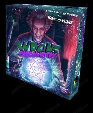 Wrong Chemistry + ext. Expand Your Lab joc de societate board game