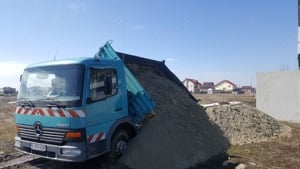 Balast, nisip fin zidarie, nisip sapa, sort piatra concasata, pamant vegetal gradina, pamant flori  - imagine 5