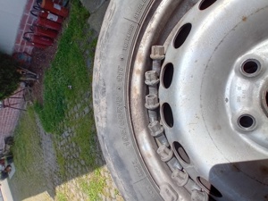 Set anvelope cu jante  Bridgestone 195/65R15 - imagine 5